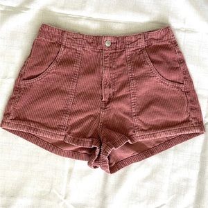 Rose PinkCorduroy Shorts